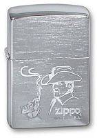 Зажигалка ZIPPO Cowboy Brushed Chrome