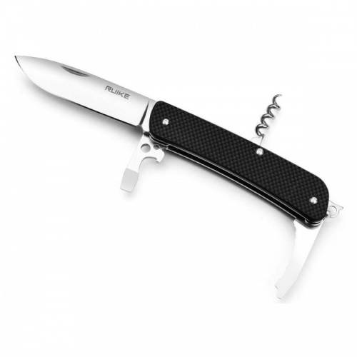 5891 Ruike Нож L21-B черный