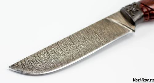 1239  Авторский Нож из Дамаска №9 фото 13