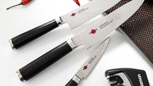 2011 FISSMAN Нож кухонный Fissman поварской Kensei Musashi 15см фото 6