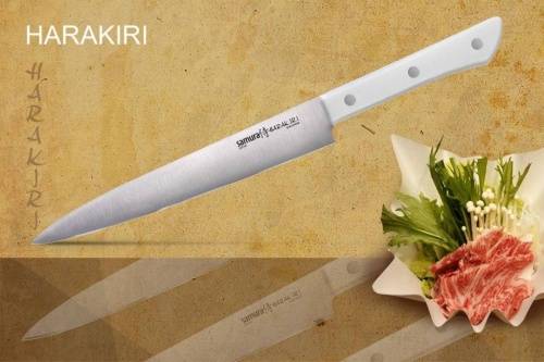 2011 Samura Нож кухонный для тонкой нарезки &Harakiri& (SHR-0045W) 196 мм