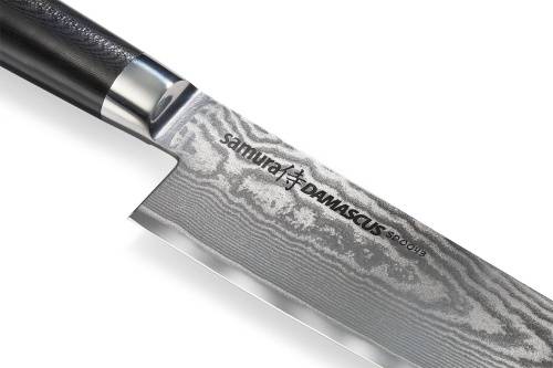 31 Samura Нож кухонный "Samura DAMASCUS" накири 167 мм фото 2
