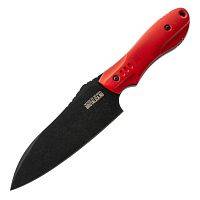 Цельный нож из металла Mr.Blade Пономарь Red Blackwash