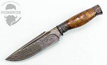 Авторский нож Noname из Дамаска №62
