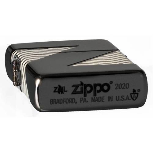 321 ZIPPO Зажигалка ZIPPO Armor с покрытием High Polish Black Ice фото 9