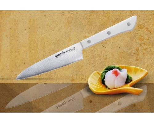 2011 Samura Нож кухонный универсальный"HARAKIRI" (SHR-0021W) 120 мм