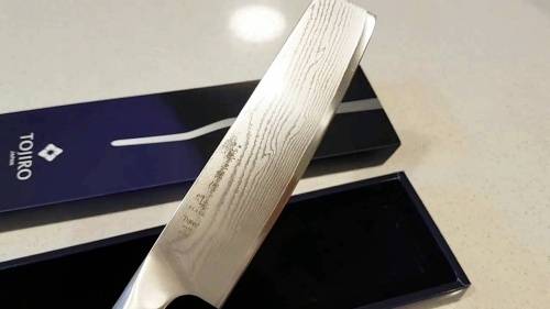 31 Tojiro Кухонный нож для овощей Накири фото 8