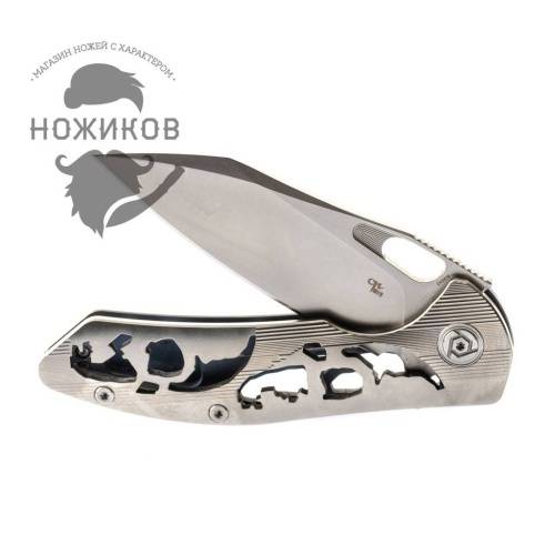 5891 ch outdoor knife CH3515 Silver фото 5