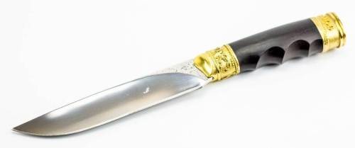 502 Кизляр Кованый нож Беркут с латунной гардой и навершием
