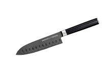 Кухонный нож сантоку Samura Mo-V Stonewash 138 мм