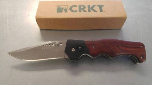 5891 CRKT Natural 2 - Cocobolo with G10 Bolster фото 4