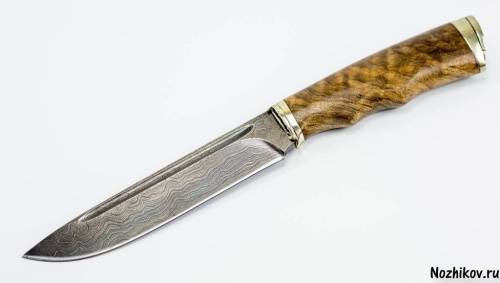 3810  Авторский Нож из Дамаска №32