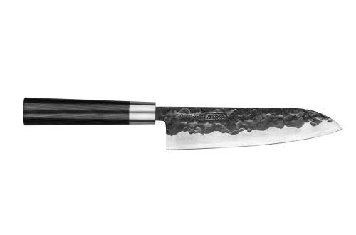 31 Samura Набор кухонный - нож кухонный "Samura BLACKSMITH" Сантоку 182 мм фото 8