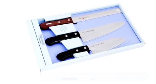 192 Tojiro Набор из 3-х кухонных ножей фото 2