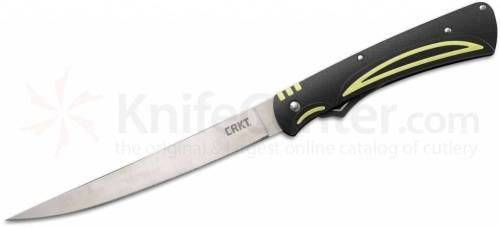 504 CRKT Clark Fork Folding Fillet Knife 5.94 Satin Blade