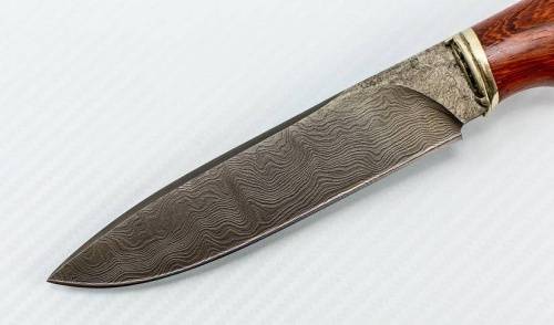 1239  Авторский Нож из Дамаска №6 фото 8