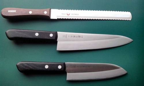 192 Tojiro Набор из 3-х кухонных ножей фото 9