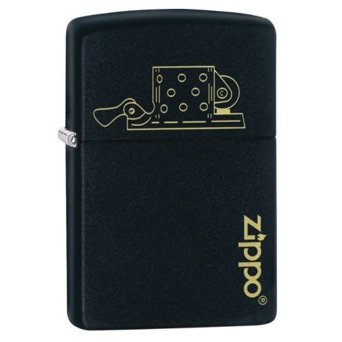 321 ZIPPO Зажигалка ZIPPO Logo Insert с покрытием Black Matte