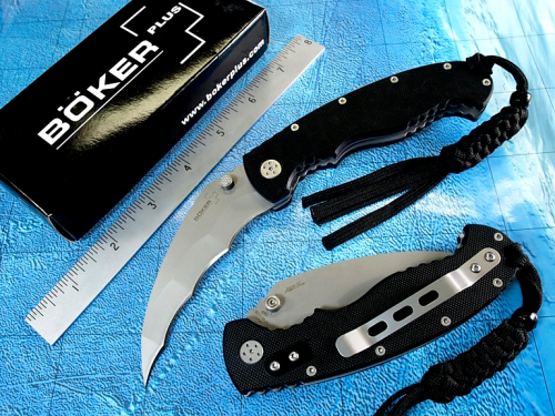 3810 Boker Нож складной Boker Plus Bat Knife (B@t-Man Karambit) фото 9