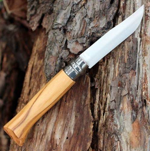  Opinel Нож складной Opinel №8 Olive Wood фото 9