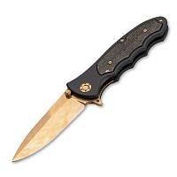 Нож складной Boker Leopard-Damast III Gold 110227DAM