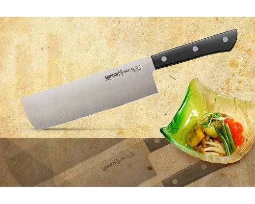 31 Samura Нож кухонный овощной накири"HARAKIRI" (SHR-0043B) 170 мм фото 5