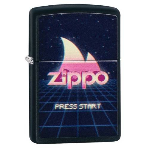 321 ZIPPO Зажигалка ZIPPO Gaming Design с покрытием Black Matte