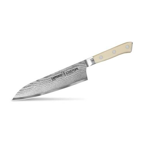 114 Samura Нож кухонныйCustom Сантоку с рукоятью из кориана 180 мм