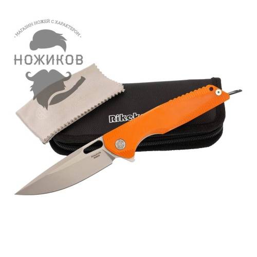 5891 Rike knife RK802G Orange фото 12