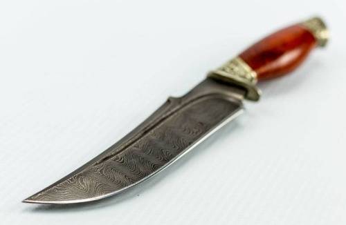 1239  Авторский Нож из Дамаска №25 фото 4