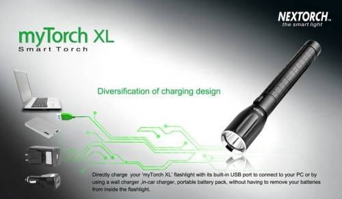 21 NexTorch Фонарь светодиодныйmyTorch XL Rechargeable LED (NT-MTXL) фото 15