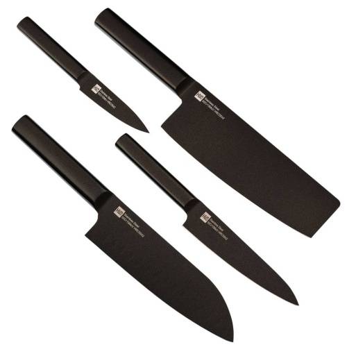 Набор кухонных ножей на подставке HuoHou 5-Piece Non-Stick Kitchen Knife Set фото 12