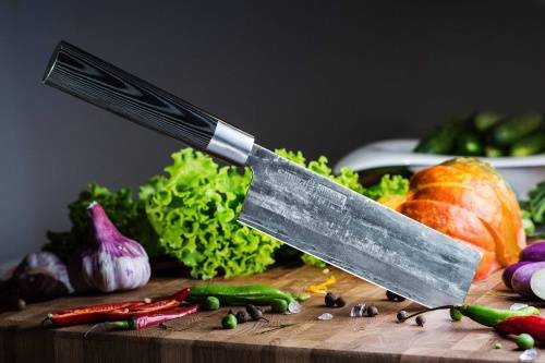 2011 Samura Нож кухонный "Samura SUPER 5" накири 171 мм фото 4