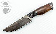 Шкуросъемный нож Noname из Дамаска №85