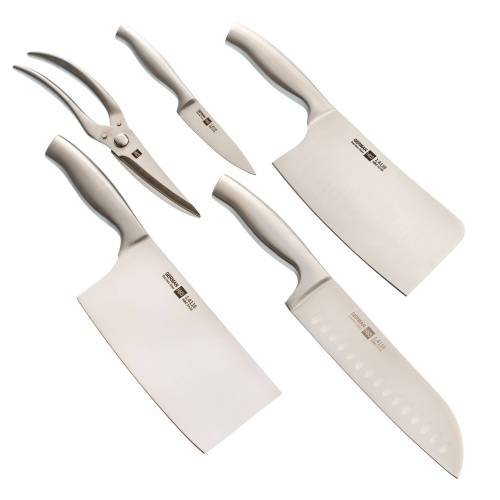 192 HuoHou Набор кухонных ножей на подставке6-Piece Stainless Steel Kitchen Knife Set фото 9