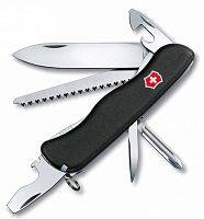 Военный нож Victorinox Нож перочинныйTrailmaster 0.8463.3 с фиксатором лезвия 12 функций черный