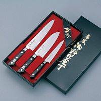 Набор из 3-х кухонных ножей Tojiro GIFTSET