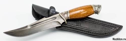 3810  Авторский Нож из Дамаска №14 фото 3