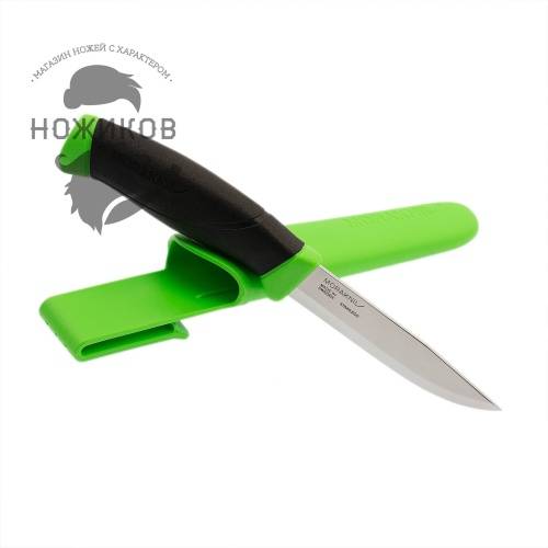 504 Mora Нож с фиксированным лезвием Morakniv Companion Green фото 10