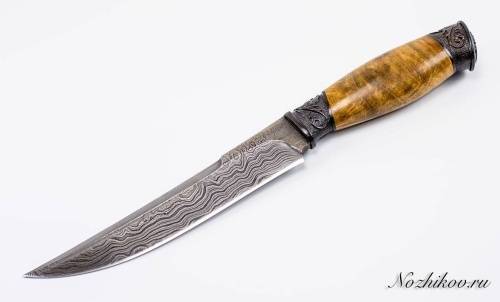 1239  Авторский Нож из Дамаска №43 фото 2