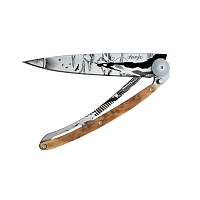 Складной нож DEEJO TATTOO BLACK 37G
