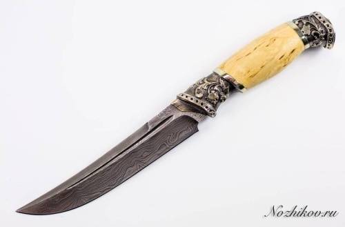 1239  Авторский Нож из Дамаска №48