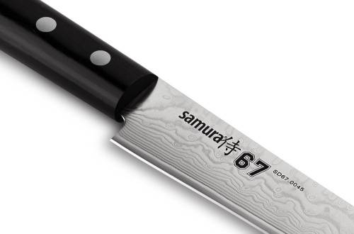 413 Samura Нож кухонный "Samura 67" для нарезки  195 мм фото 3