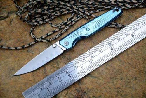 5891 ch outdoor knife CH Damascus