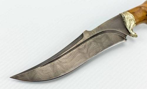 1239  Авторский Нож из Дамаска №45 фото 8