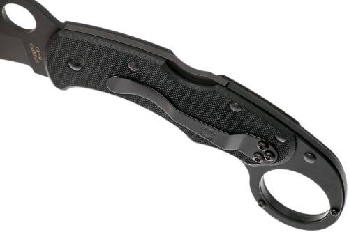 96 Spyderco Складной нож керамбит Karahawk All Black - Spyderco 170GBBKP фото 2