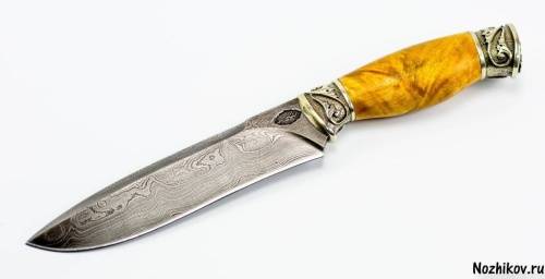 3810  Авторский Нож из Дамаска №31