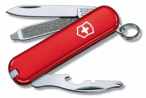 727 Victorinox Нож перочинныйRally 0.6163 58мм 9 функций красный
