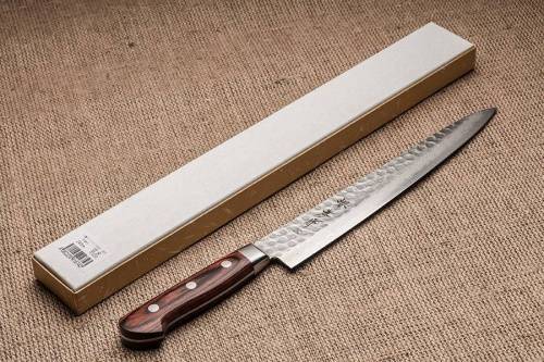 154 Sakai Takayuki Нож Слайсер (для тонкой нарезки) 240 мм фото 4