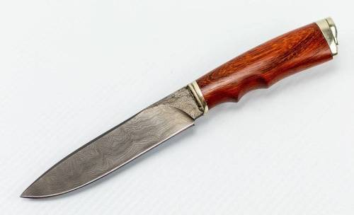1239  Авторский Нож из Дамаска №6 фото 9